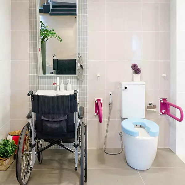 Handicap Bathroom Remodel in FortMyers, Florida