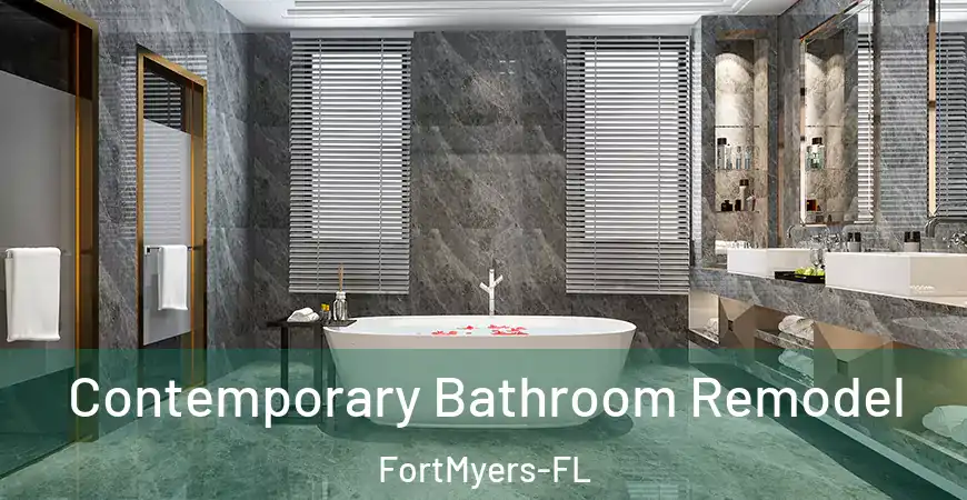 inner Bathroom imggen Contemporary Bathroom Remodel FortMyers-FL